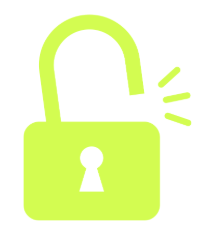 Icono candado abierto